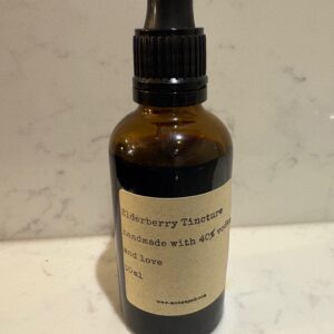 Wild crafted elderberry tincture